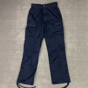 5.11 Tactical Twill TDU Pants Cargo Men's Medium Waist 31.5 - 35 Navy Blue 74004